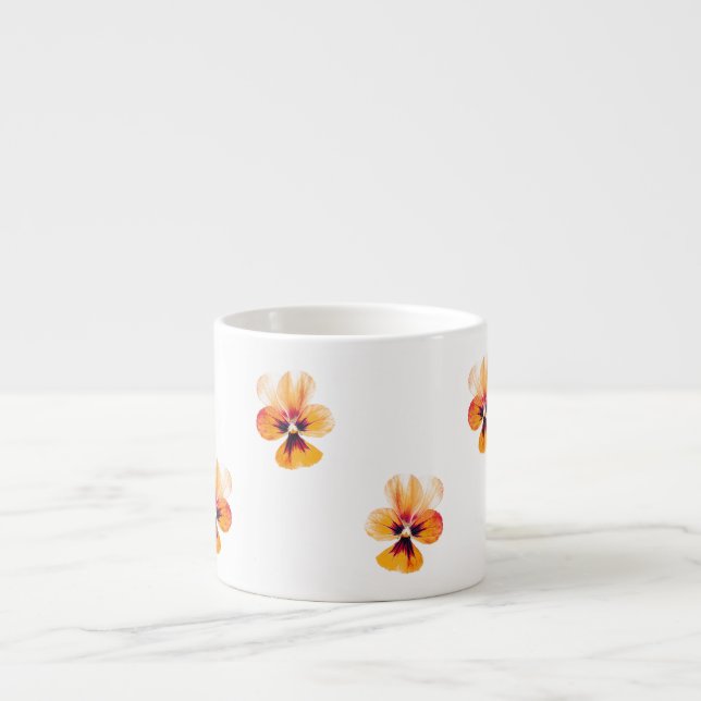 Tasse Expresso panneaux orange (Devant)