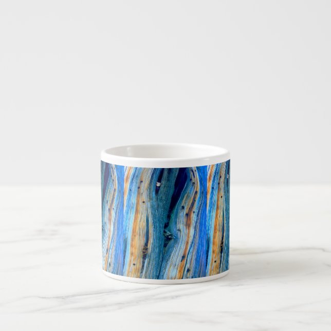 Tasse Expresso Panneaux patinés à grange bleue (Devant)