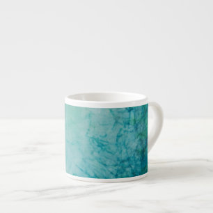 Tasse Expresso Papier avec l'abrégé sur bleu, vert, et noir