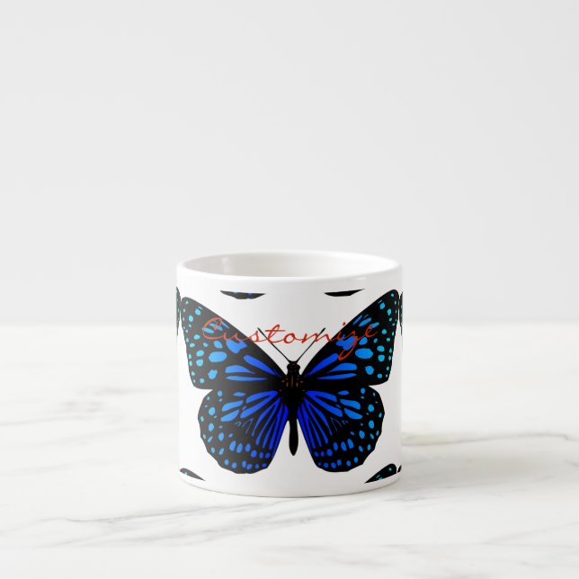 Tasse Expresso Papillon bleu Thunder_Cove (Devant)