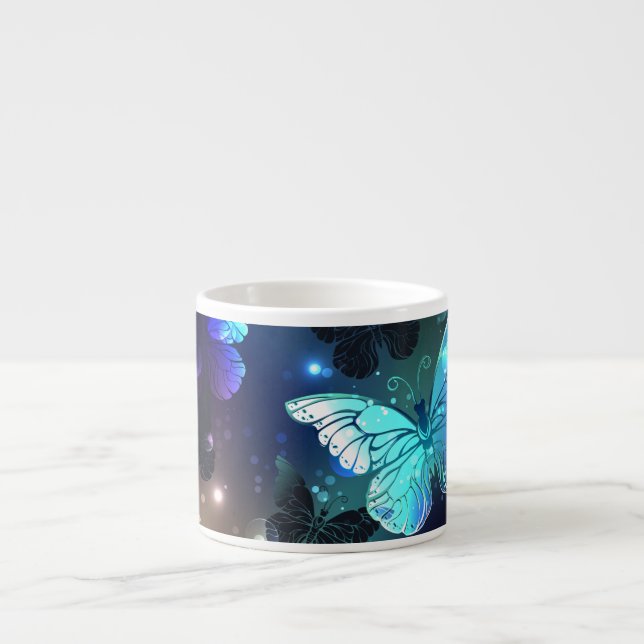 Tasse Expresso Papillon de nuit voltigeant (Devant)