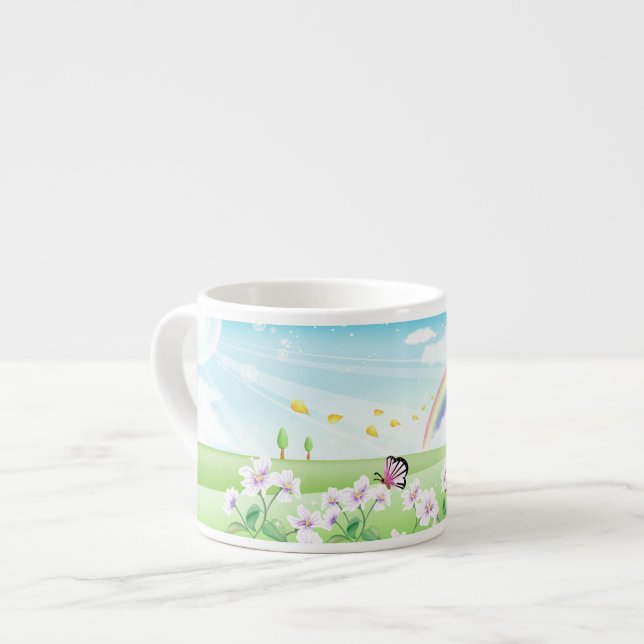 Tasse Expresso Papillon du pays (Devant gauche)