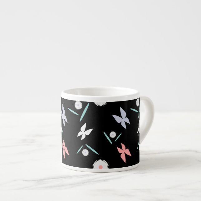 Tasse Expresso Papillons (Devant droit)
