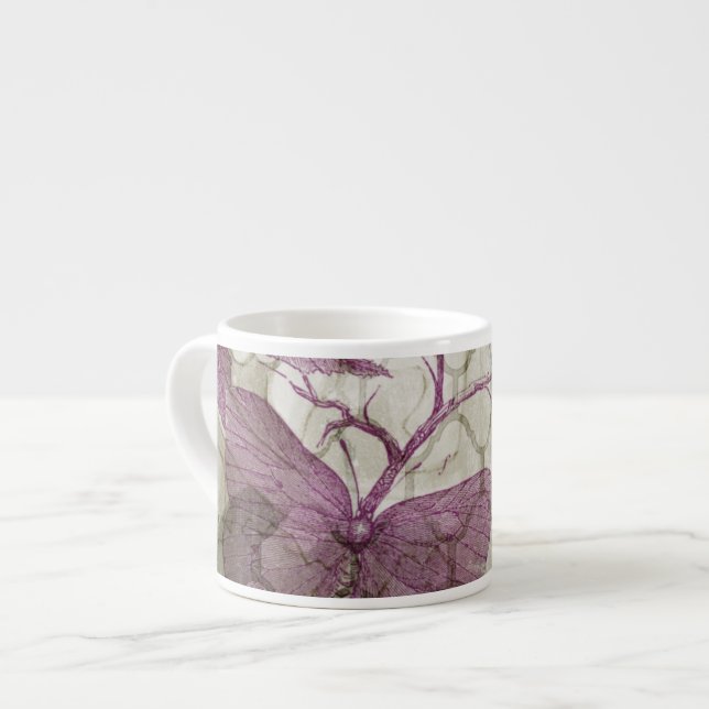 Tasse Expresso Papillons arabes III (Devant gauche)