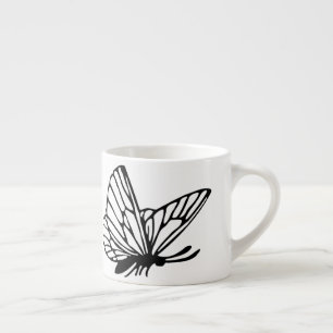 Tasse Expresso papillons-papillons-papillons-insectes-animaux