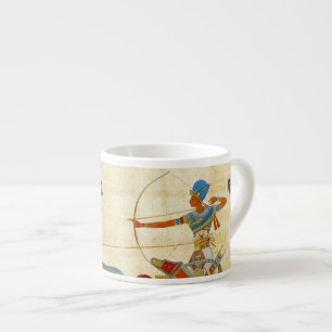 Tasse Expresso Papyrus des chevaux du pharaon Ramsès II de l'Égyp