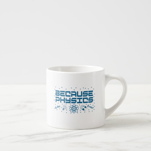 Tasse Expresso Parce que la physique est drôle (Droite)