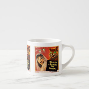 Tasse Expresso Parodie d'écureuil de l'espace extra-atmosphérique