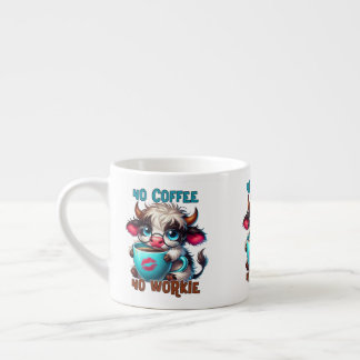Tasse Expresso Pas de café, pas de travail