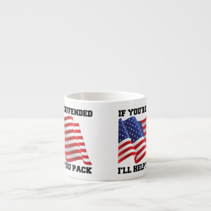 Tasse Expresso patriote américain