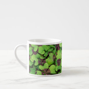 Tasse Expresso Patte de quatre feuilles de trèfle (Sorrel) après 