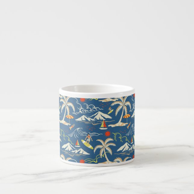 Tasse Expresso Patters tropicaux (Devant)