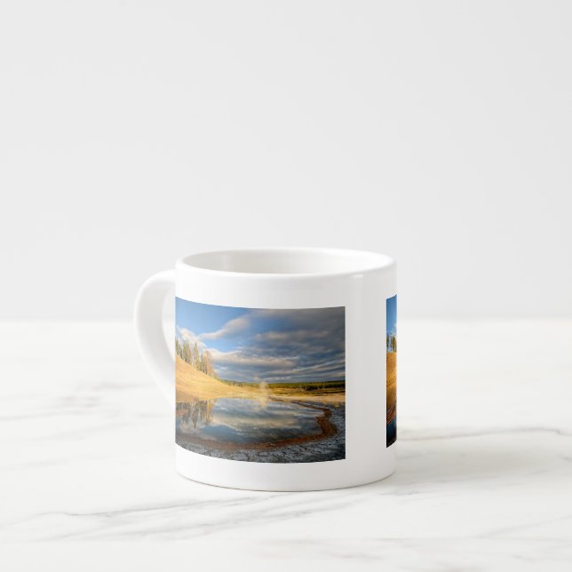 Tasse Expresso Paysage de Yellowstone (Devant gauche)