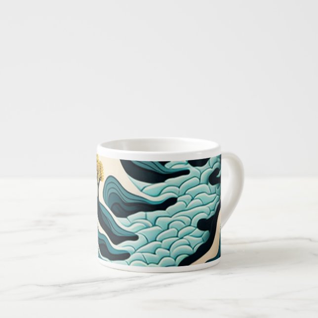 Tasse Expresso Paysage moderne (Devant droit)