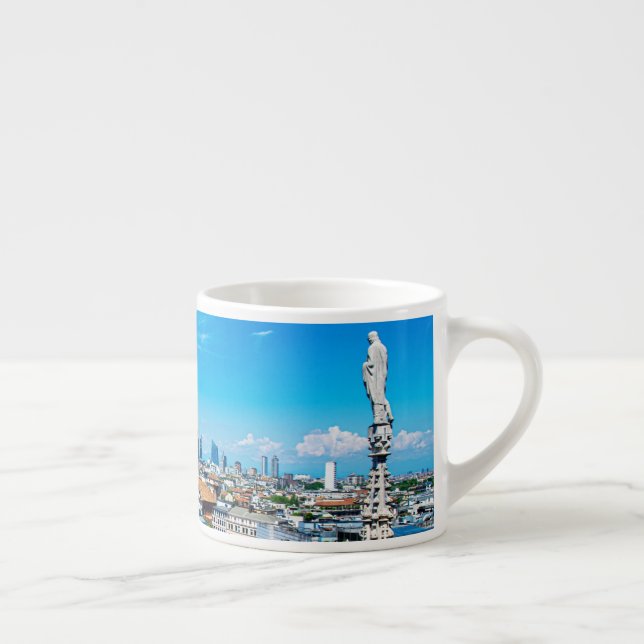 Tasse Expresso Paysage urbain de Milan (Droite)