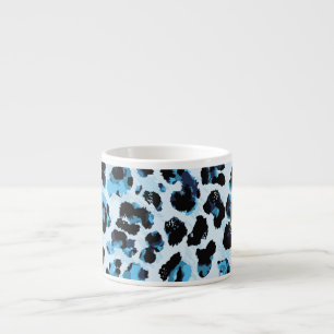 Tasse Expresso Peau de Cheetah léopard : Aquarelle teinture Vinta
