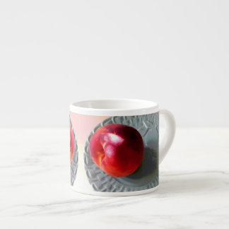 Tasse Expresso Pêche fraîche à la lumière du soleil