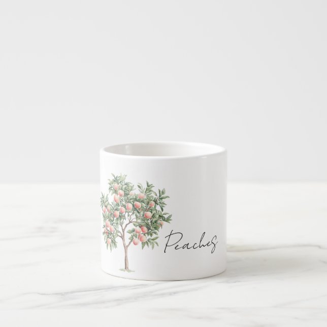 Tasse Expresso Pêches de Pêcher  (Devant)