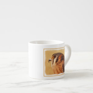 Tasse Expresso Peinture américaine Kestrel - Art original pour oi