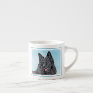 Tasse Expresso Peinture belge Sheepdog - Cute Original Chien Art