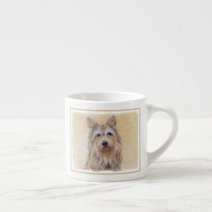 Tasse Expresso Peinture Berger Picard - Joli art original chien
