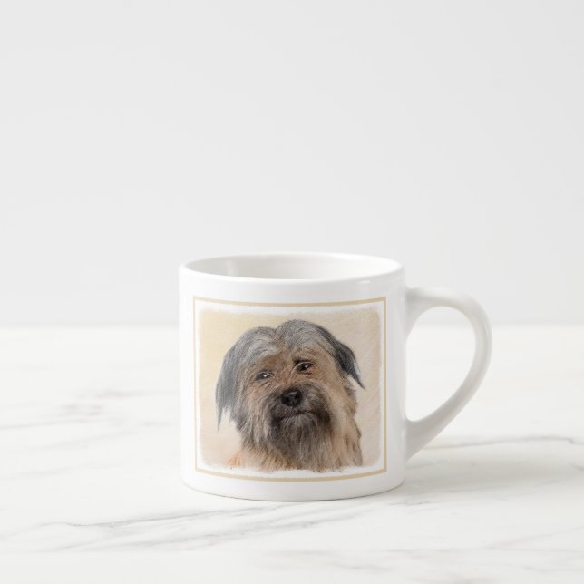 Tasse Expresso Peinture de berger pyrénéenne - Cute Original Chie (Droite)