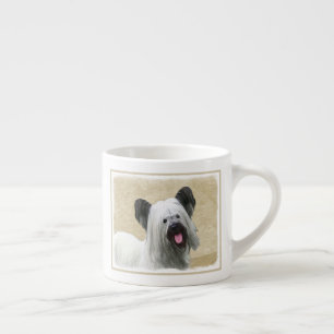 Tasse Expresso Peinture Skye Terrier - Cute Original Chien Art