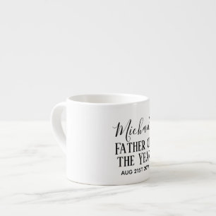 Tasse Expresso Père de l'année PAPA mari homme CUSTOPM TEXTE