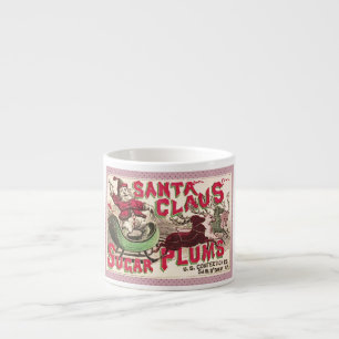 Tasse Expresso Père Noël Vintage Pralines Publicité Antique Bonbo