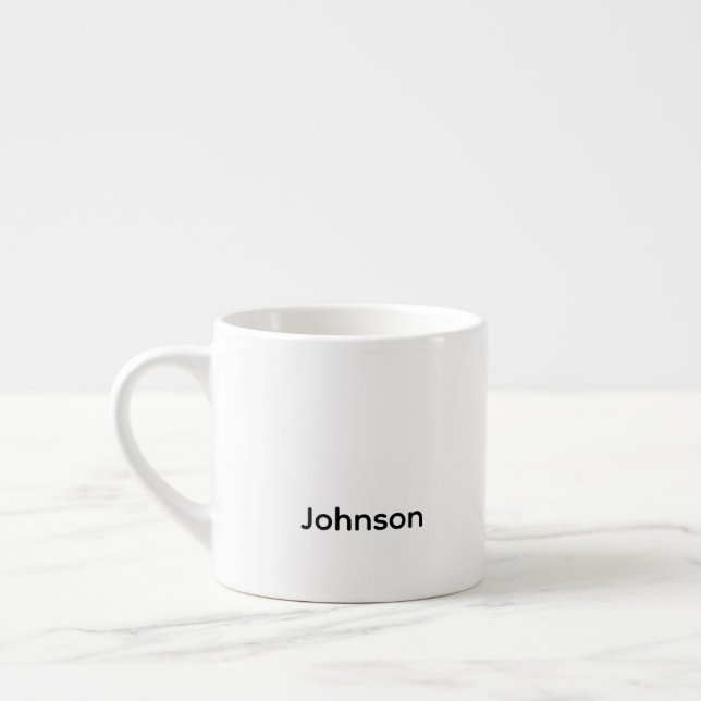 Tasse Expresso Personnaliser le nom (Gauche)