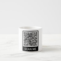Personnalisez votre QR Code Espresso Cup Cadeau pe