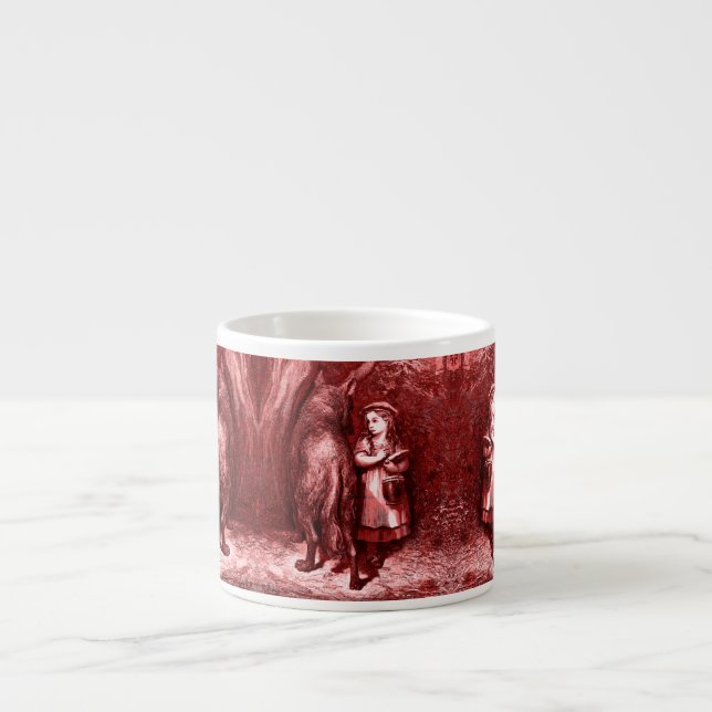 Tasse Expresso Petit Chaperon rouge (Devant)