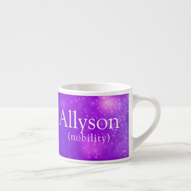 Tasse Expresso Petite Coupe Petite fille Nom et signification Enf (Droite)