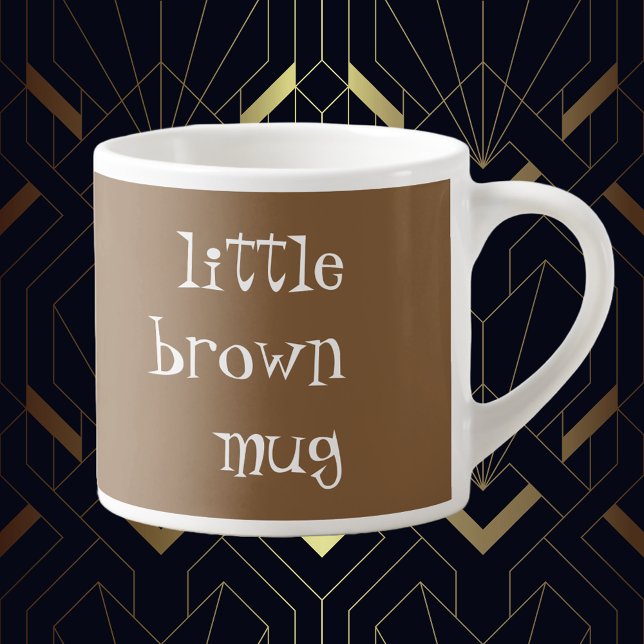 Tasse Expresso Petite muqueuse brune (Créateur téléchargé)