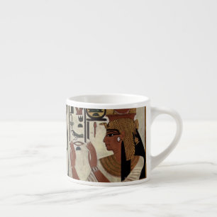Tasse Expresso Pharaon Ancienne Egypte Tombe murale graffiti Art