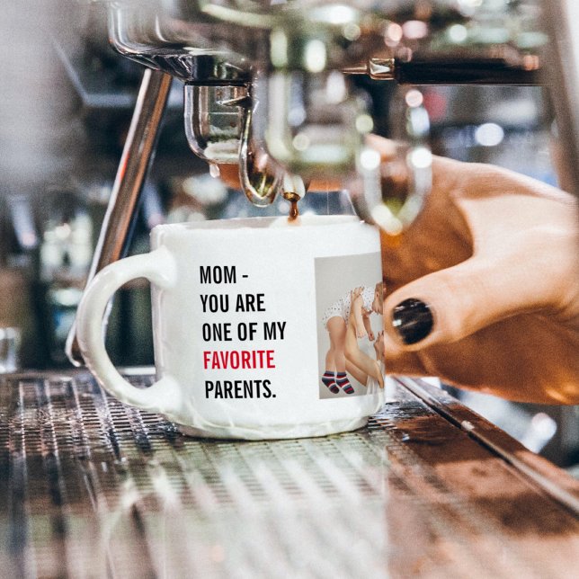 Tasse Expresso Photo de collection moderne & Joyeux cadeau de la  (Créateur téléchargé)