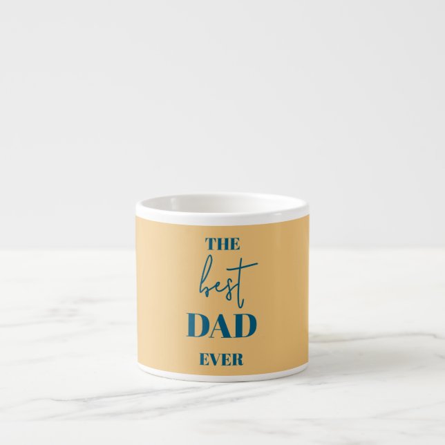 Tasse Expresso Photo Papa & Enfant - Cadre Coeur Meilleur Papa Ja (Devant)