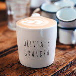 Tasse Expresso Photo personnalisée | Cadeau personnalisé pour gra<br><div class="desc">Commencez la journée de grand-père avec un coup de coeur ! Cette tasse expresso personnalisée est dotée d’une photo spéciale et d’un doux message "Grand-père" ou "Meilleur grand-père jamais", ce qui en fait le cadeau idéal pour la fête des pères, la fête des grands-parents, les anniversaires, ou simplement parce que....</div>
