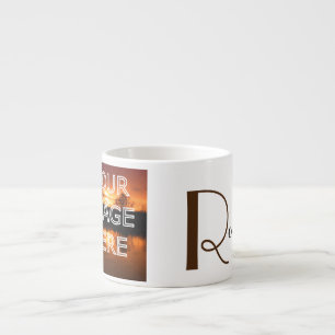 Tasse Expresso Photo personnalisée sur mesure