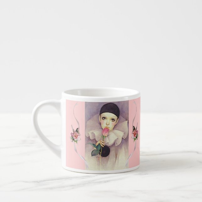 Tasse Expresso Pierrot, années 1980 (Gauche)