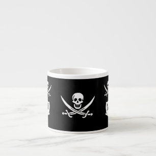 Tasse Expresso Pirate et monogramme