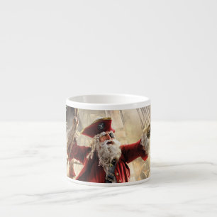 Tasse Expresso Pirate Père Noël