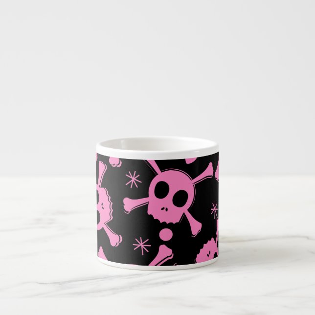 Tasse Expresso Pirate Skull : Girlish Hearts Motif (Devant)