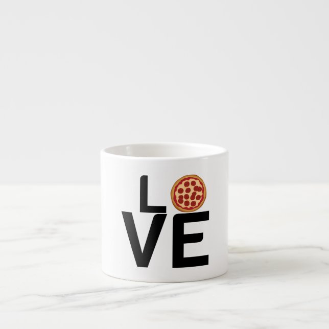 TASSE EXPRESSO PIZZA LOVE (Devant)