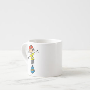 Tasse Expresso Planche à roulettes Stick Figure