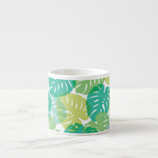 Tasse Expresso Plante de fromage exotique : Monstère tropicale