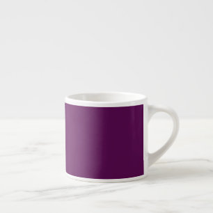 Tasse Expresso Plum Perfection - Plum solide élégant -