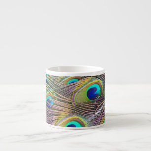Tasse Expresso Plumes de paon