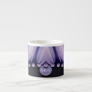 Tasse Expresso Plumes et diamants