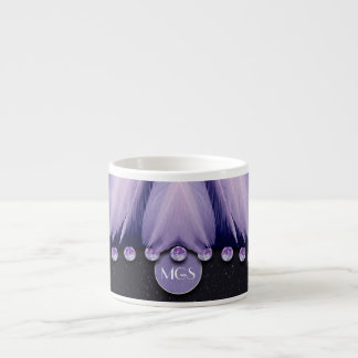 Tasse Expresso Plumes et diamants